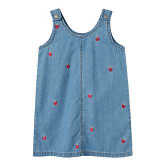 Name It Lyda Denim Spencer Dress - Medium Blue Denim - 92 cm