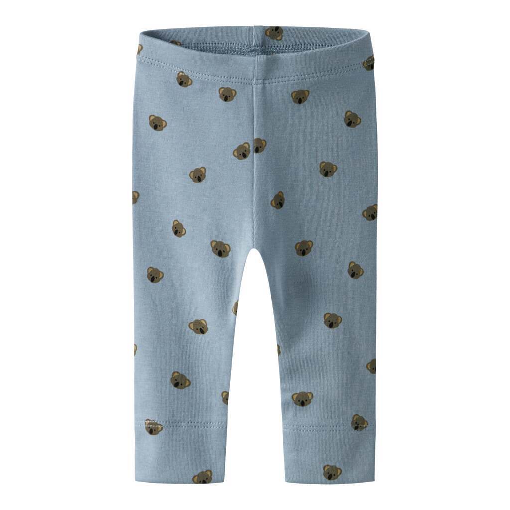 Name It Lialo Slim Leggings - Dusty Blue - 50 cm