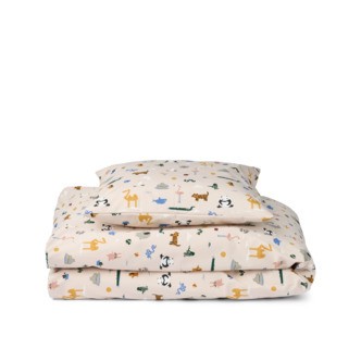 Liewood Ingeborg Junior Sengetøj - Around the world/Sandy
