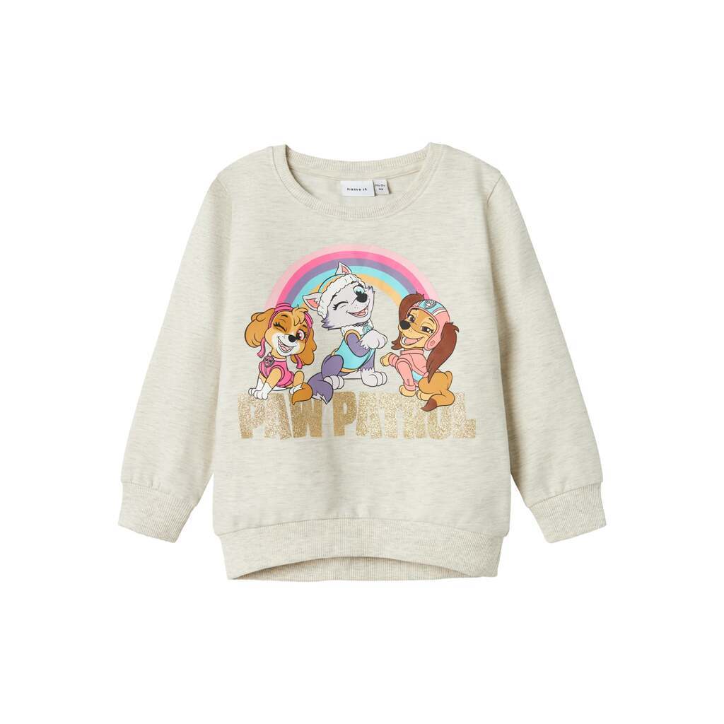 Name It Nafema Paw Patrol sweat shirt - Peyote Melange - 86 cm