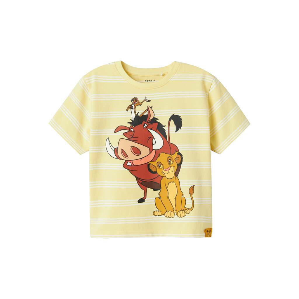 Name It Audo Lion King t-shirt - Lemon Meringue - 92 cm