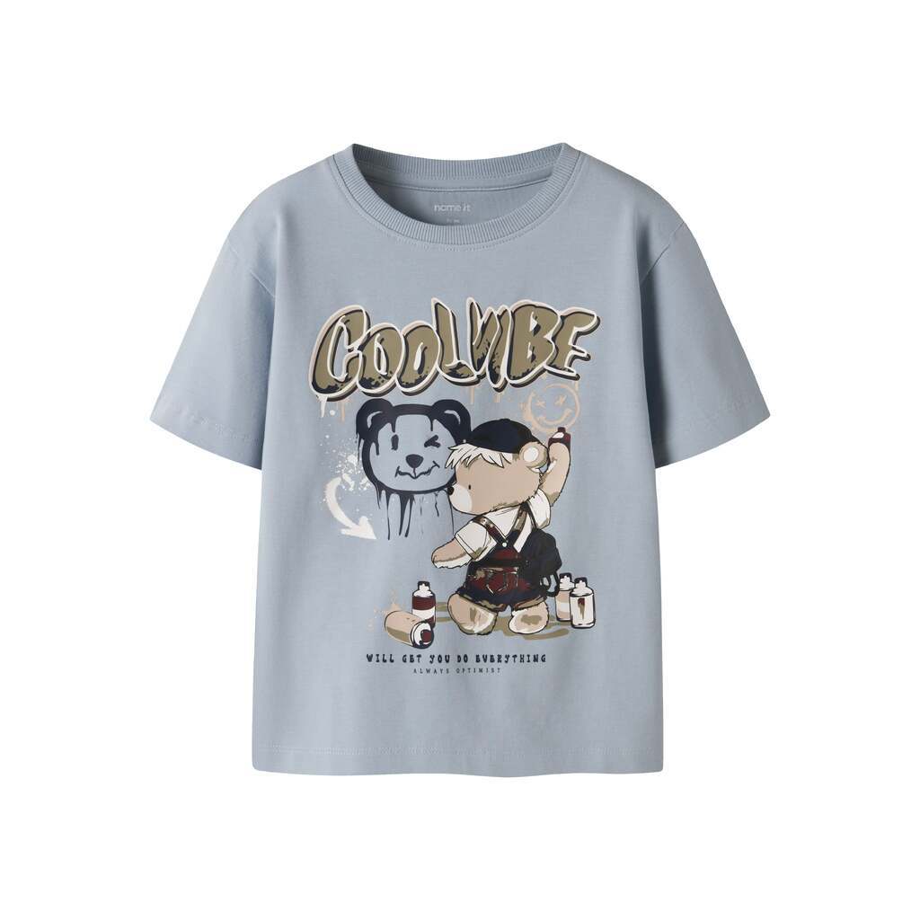 Name It Digro SS Top - Blue Fog - 92 cm