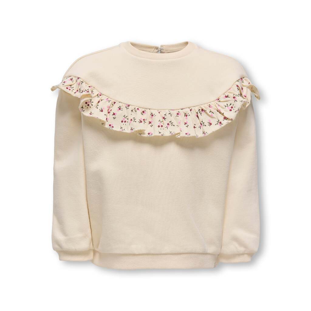 Only Mini Capella Life Ruf Sweatshirt - Whitecap Gray - 92 cm
