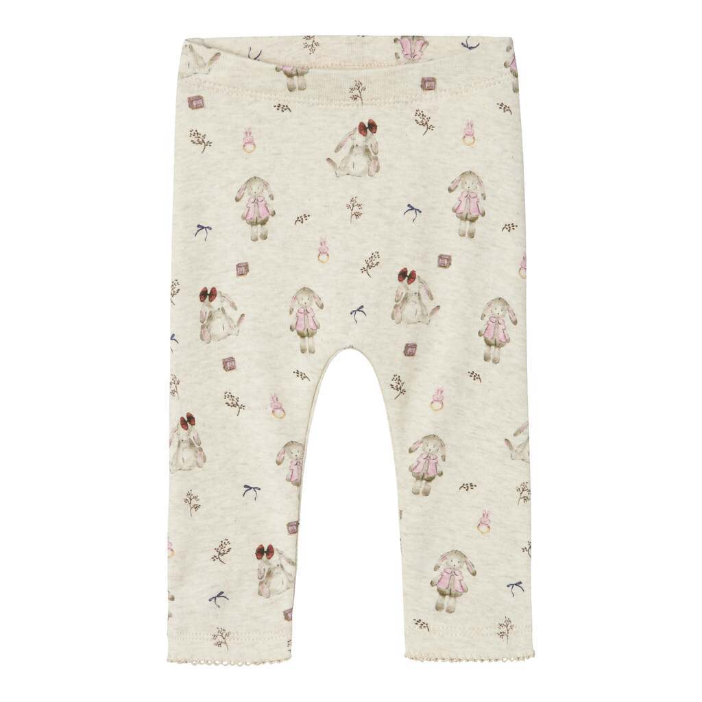 Name It Rabbit Leggings - Peyote Melange - 50 cm