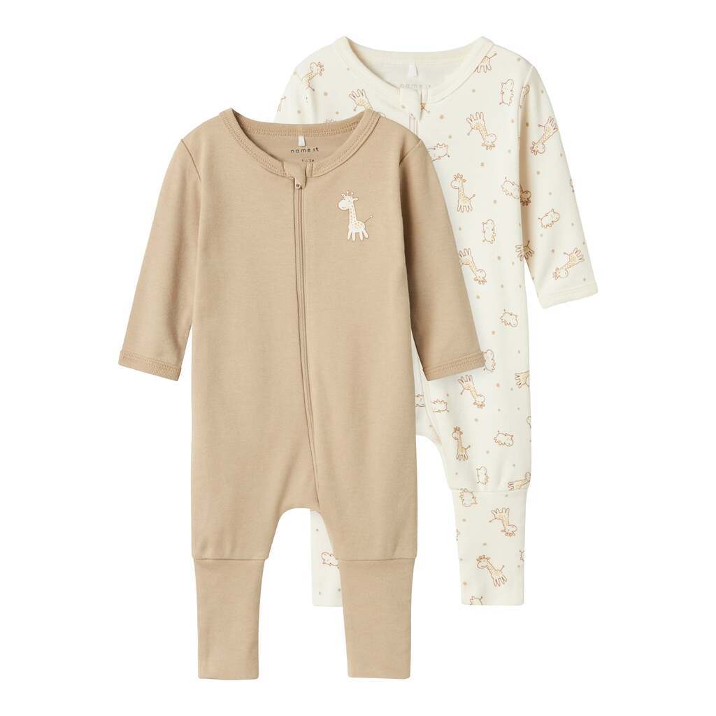 Name It Nightsuit 2 pak Giraffe - Jet Stream - 50 cm