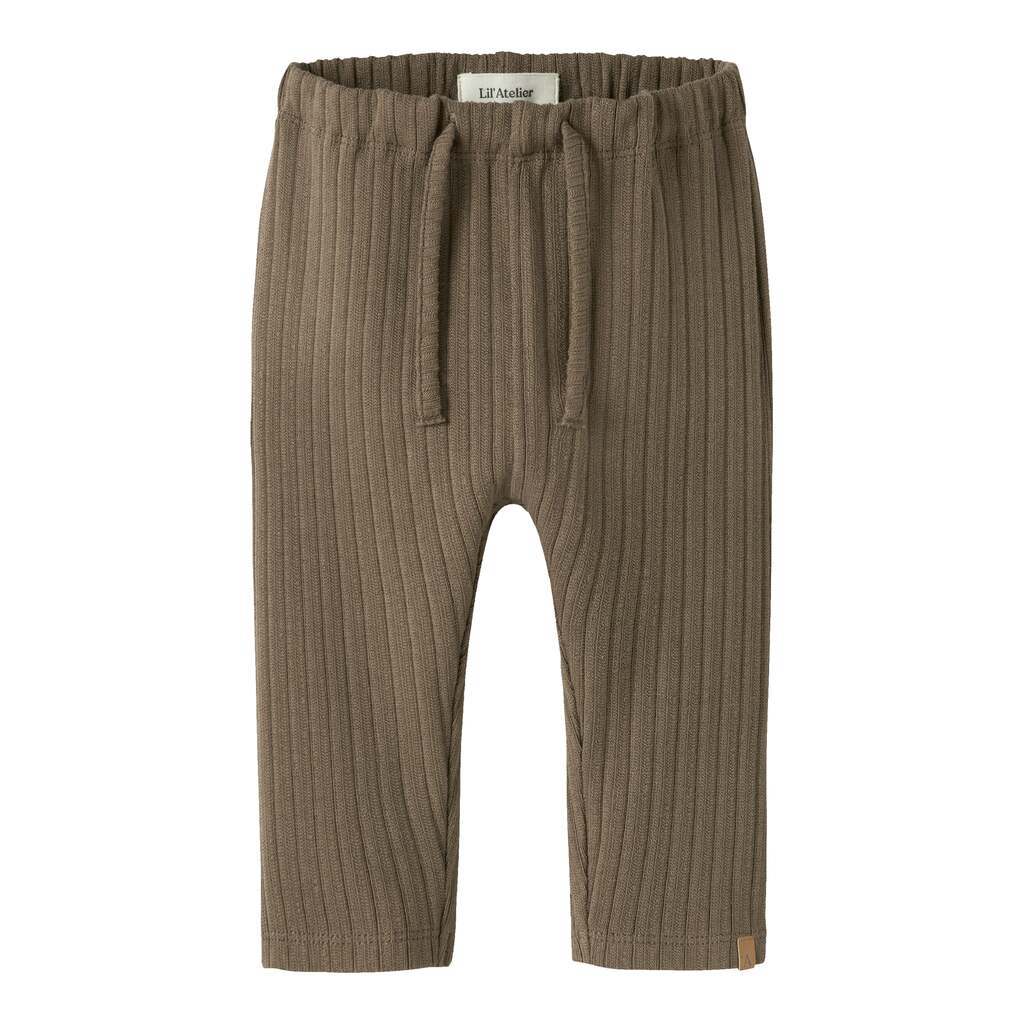 Lil Atelier Tao Loose Pants - Shitake - 56 cm