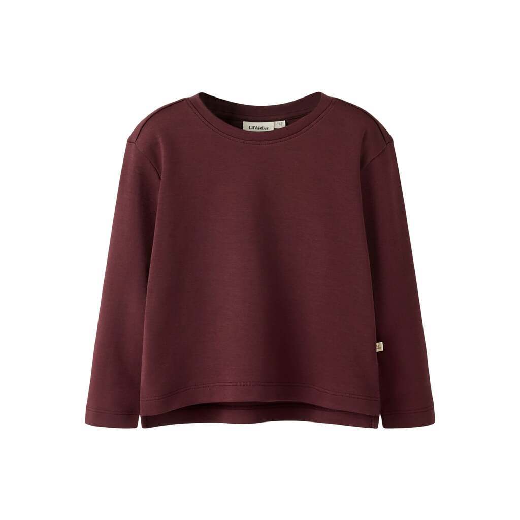 Lil Atelier Limia Loose Top - Catawba Grape - 92 cm