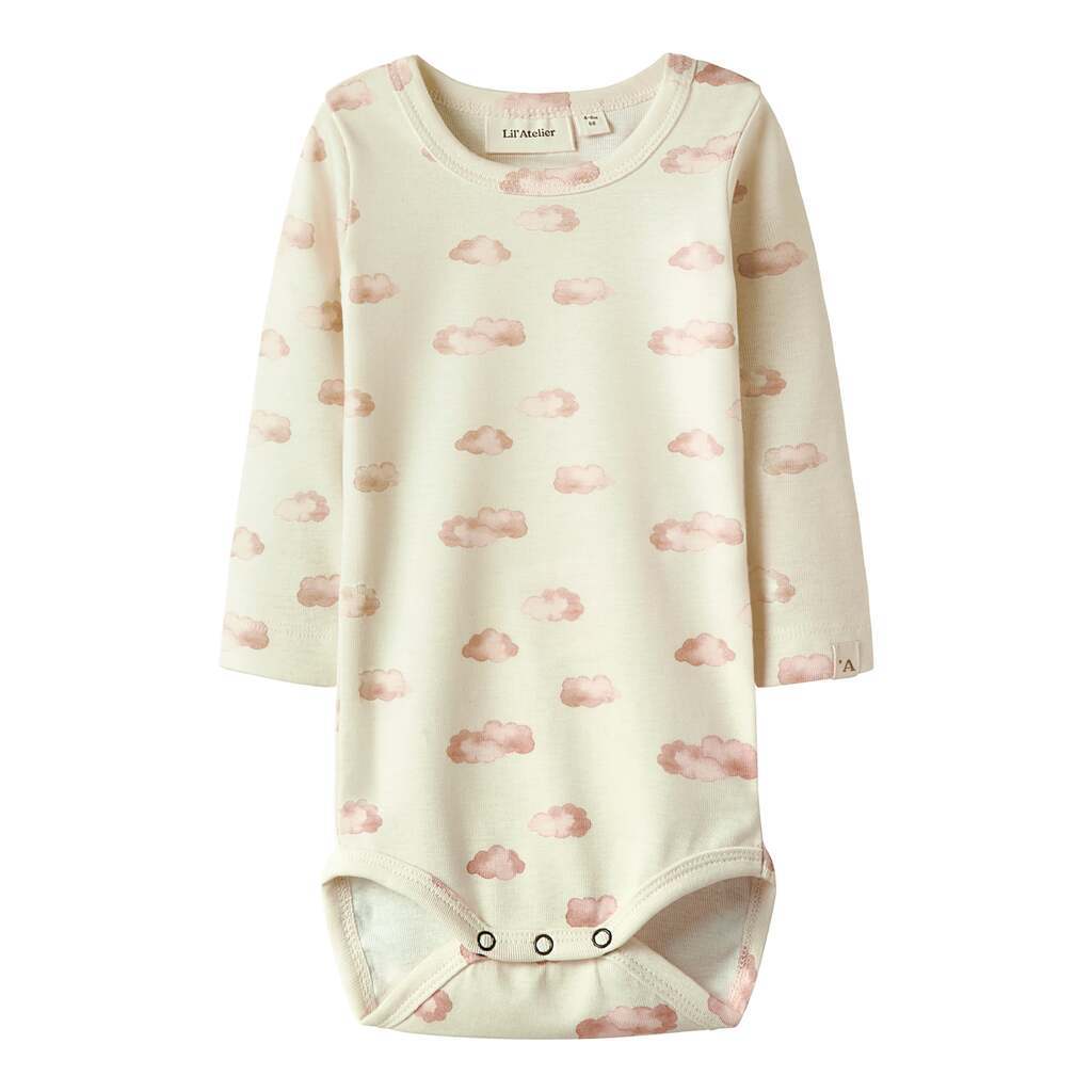 Lil Atelier Layo Kim Body - Turtledove/Pink Cloud - 56 cm