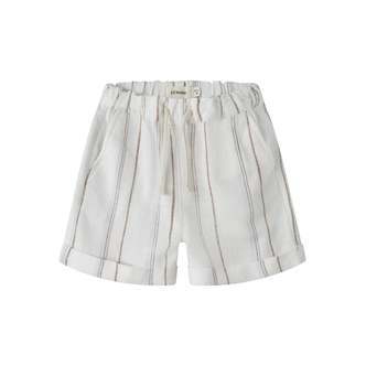 Lil Atelier Jeran - Loose Shorts - Coconut Milk - 92 cm