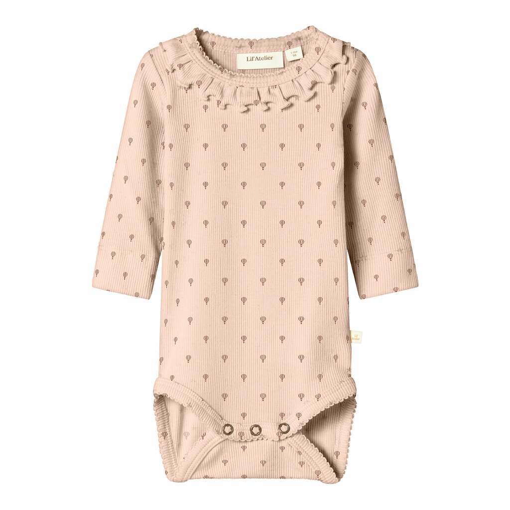 Lil Atelier Gago Kis Slim Body - Cameo Rose/Air Balloon - 56 cm