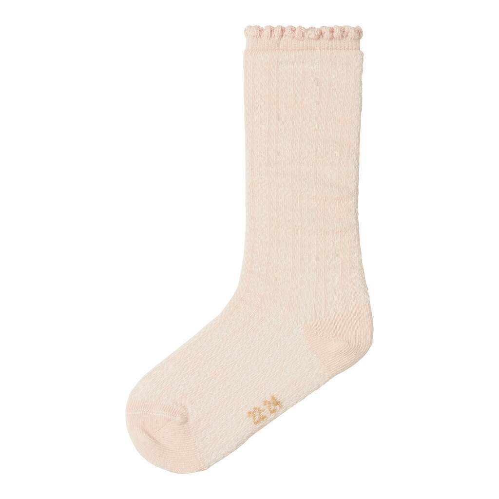 Lil Atelier Dalfi Knee Socks - Peach Whip - 19/21