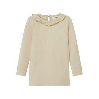 Lil Atelier Nalo Bea Slim Top - Fog - 92 cm