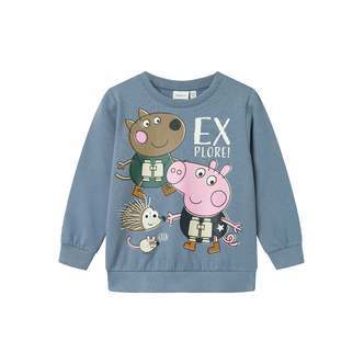 Name It Osgar Gurli Gris sweat shirt - Flint Stone - 86 cm