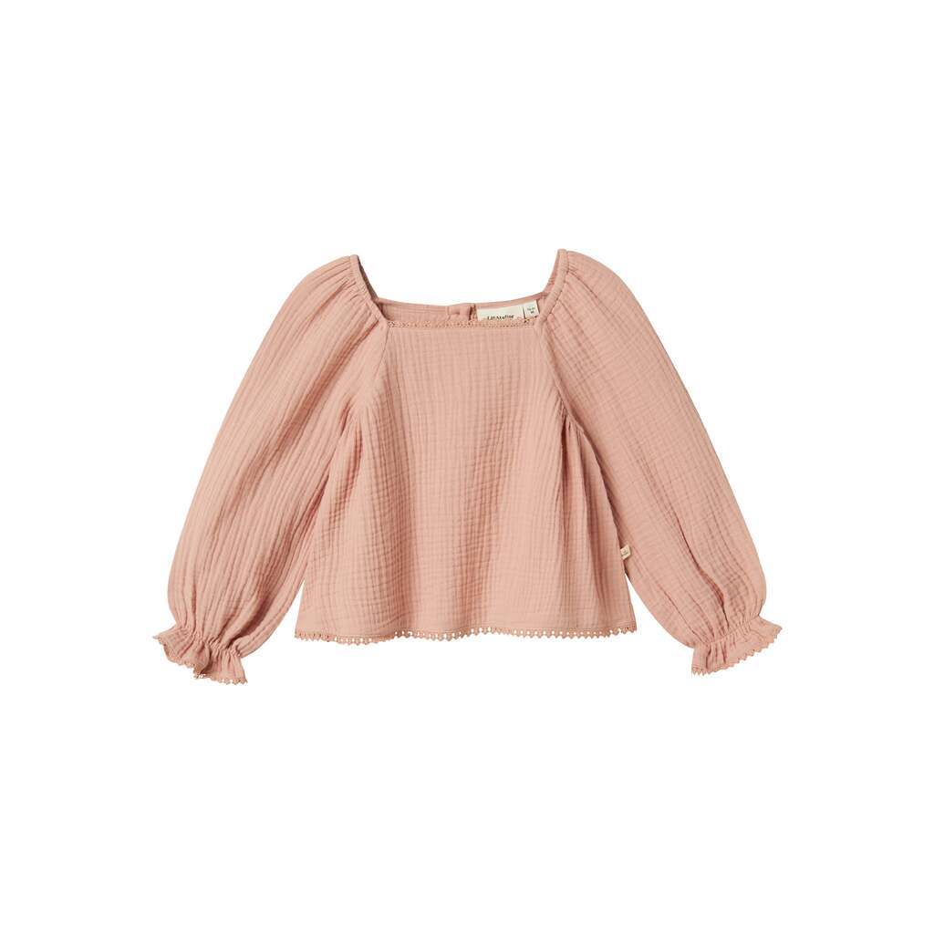 Lil Atelier Lulu LS Shirt - Misty Rose - 92 cm