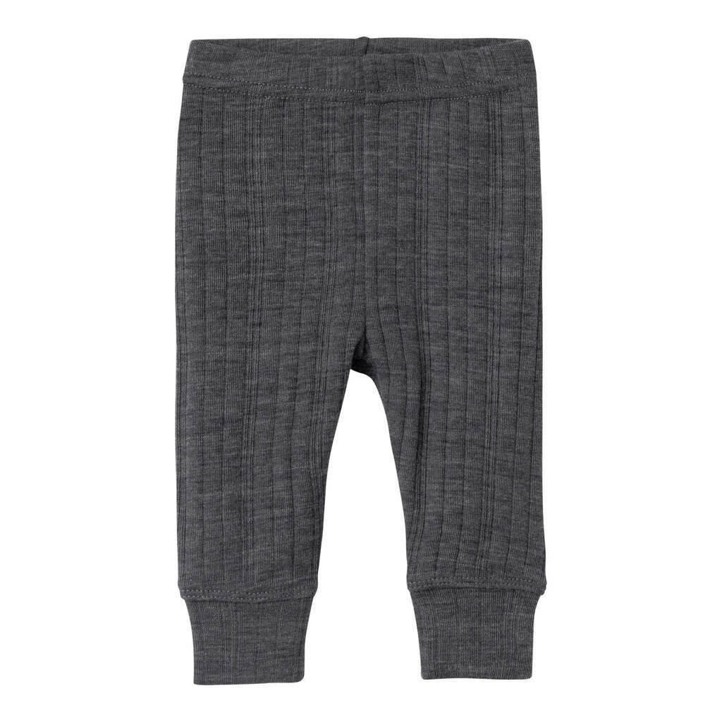 Name It Wang Wool Pants - Iron Gate - 50 cm