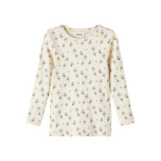 Lil Atelier Gaya Slim Top - Turtledove - 92 cm
