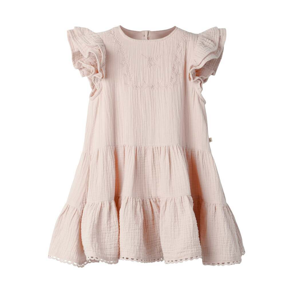Lil Atelier Fulina - SS Loose Dress - Peach Whip - 92 cm