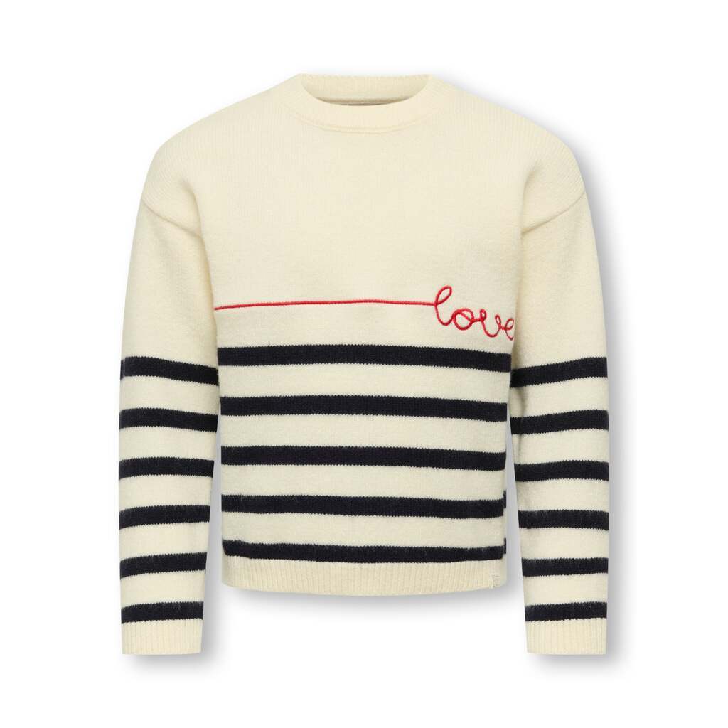 Only Mini Katia Life Love Knit - Egret - 92 cm