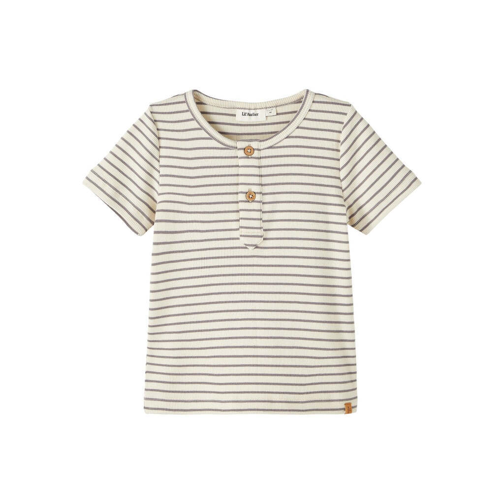 Lil Atelier Gago Slim Top - Frost Gray - 92 cm