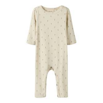Lil Atelier Gago LS Nightuit - Turtledove/Floral - 56 cm