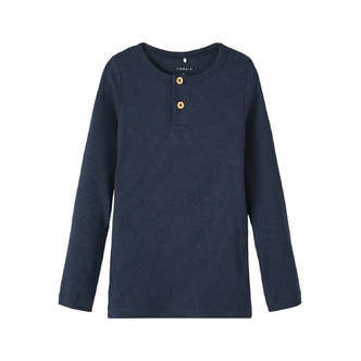 Name It Kab Ls Shirt Noos - Dark Sapphire - 86 cm