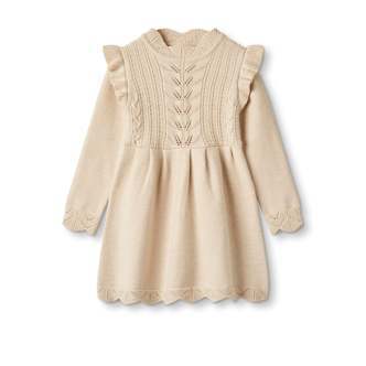 Fliink Alilly Dress - Sandshell - 86 cm