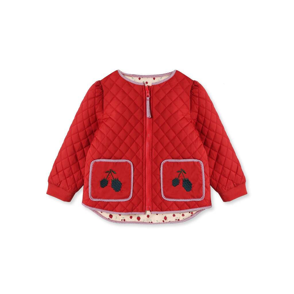 Fliink Kota Berry Jacket - Pompeian Red - 80 cm