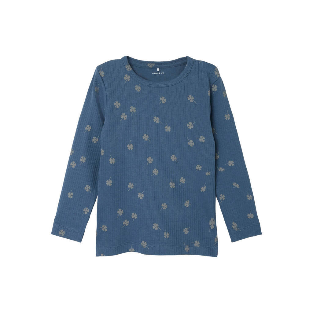 Name It Noellus Slim Bluse - Vintage Indigo - 86 cm
