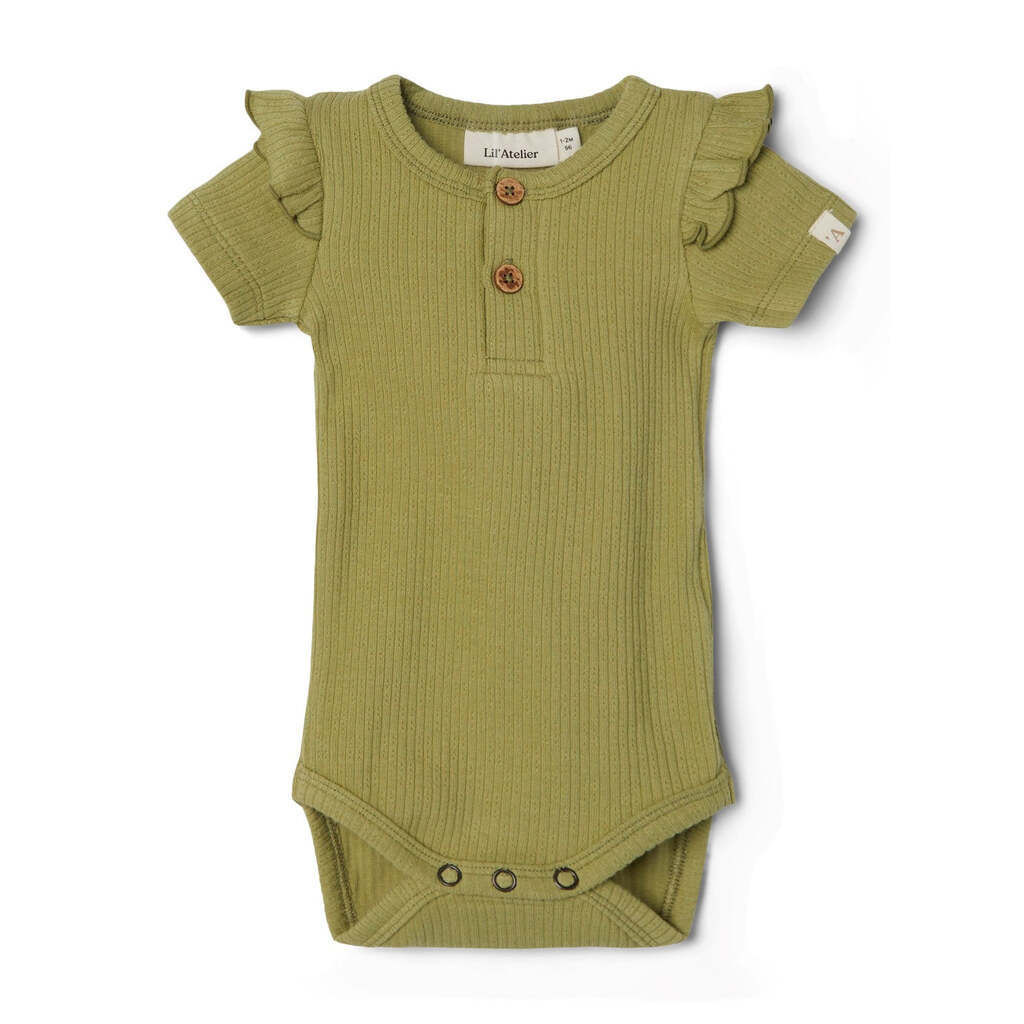 Lil Atelier Helga Slim Body - Sage - 56 cm
