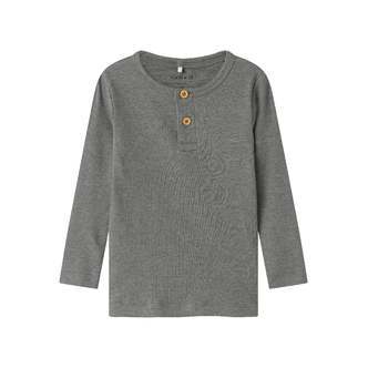 Name It Kab Ls Shirt Noos - Mockingbird Melange - 86 cm
