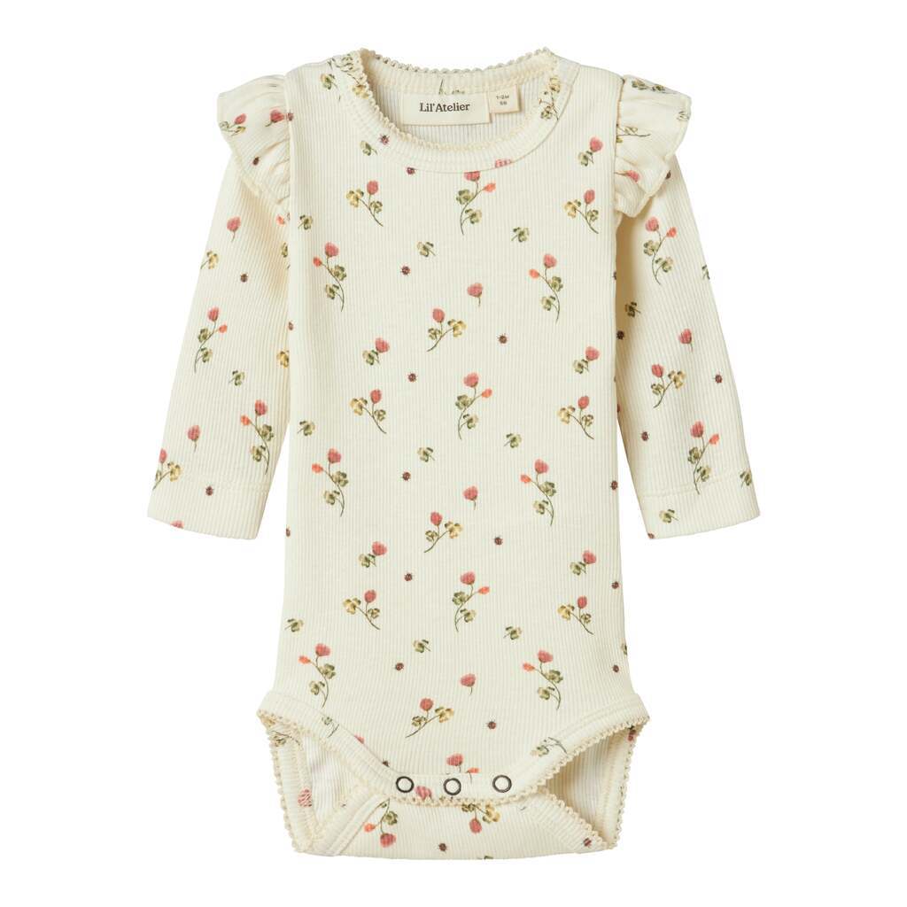 Lil Atelier Lavo Eve Body - Turtledove - 56 cm