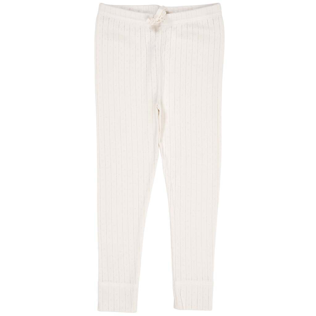 Copenhagen Colors Pointelle Leggings - Cream - 80 cm