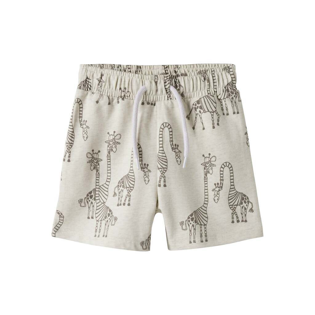 Name It Freddie Sweat Shorts - Peyote Melange - 92 cm