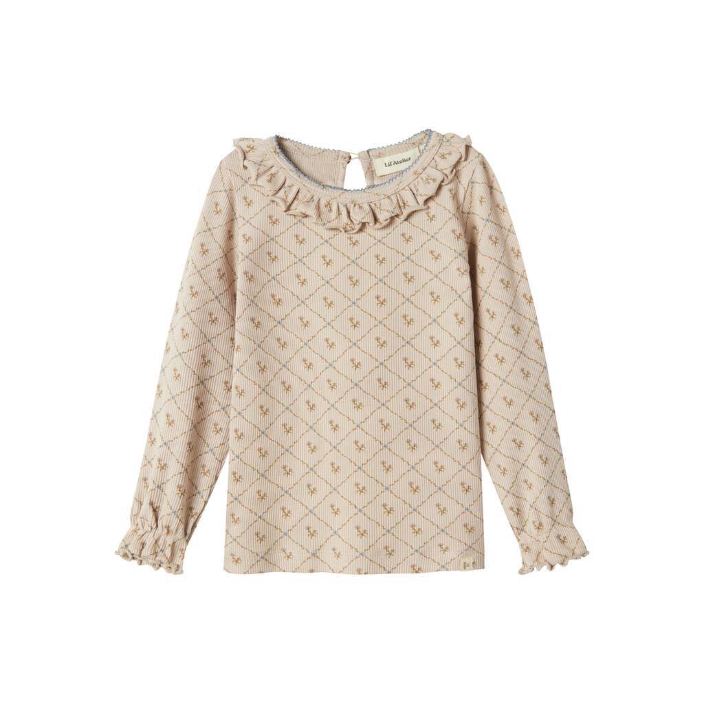 Lil Atelier Gago Kug Slim Shirt - Gray Morn - 92 cm
