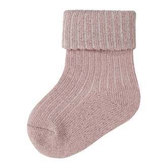 Name It Nobba Glitter Strømpe - Burnished Lilac - 50/56