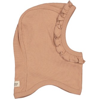 MarMar Balaclava Frill Elefanthue - Rose Brown - 62 cm / 4 mdr.