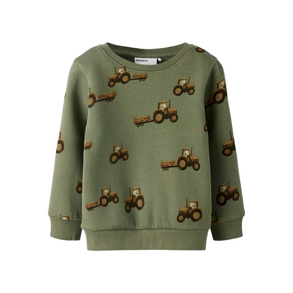 Name It Opa Sweat Shirt - Dusty Olive - 92 cm