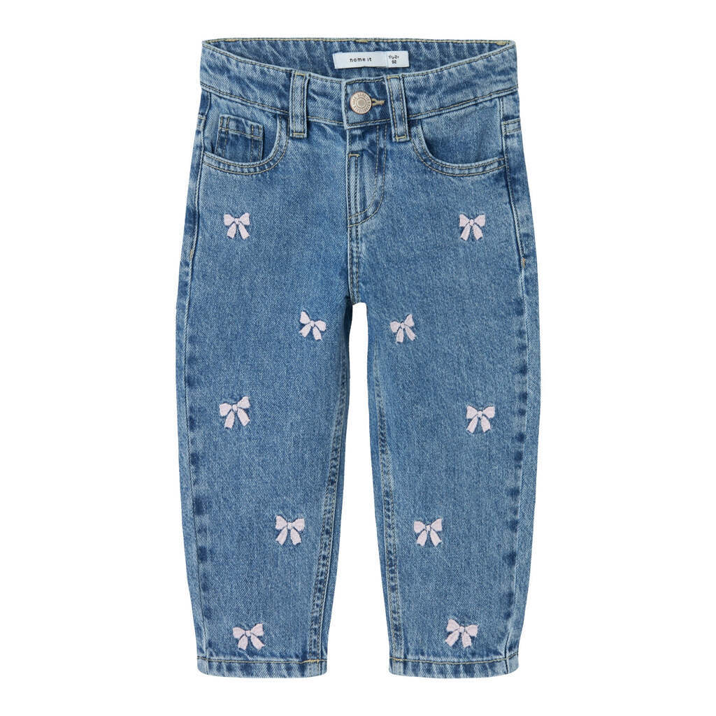 Name It Bella Mom Jeans - Medium Blue Denim - 80 cm