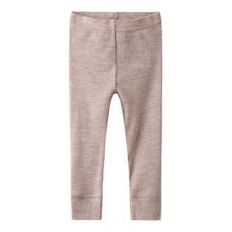 Name It Wax Wool Rib Leggings - Shadow Gray - 50 cm