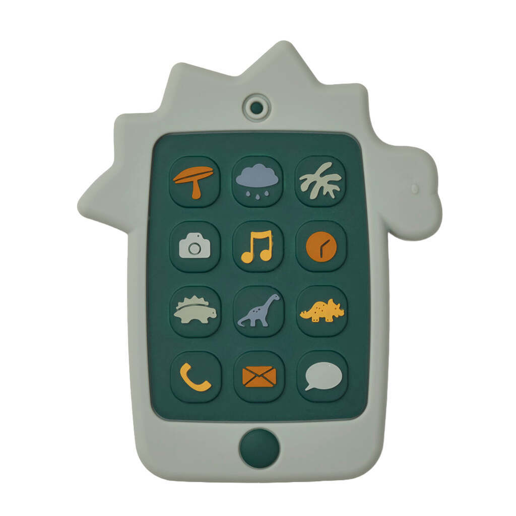 Liewood Thomas mobile phone teether - Dino dove blue