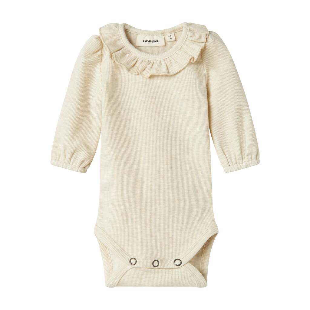 Lil Atelier Darla Slim Body - Turtledove - 56 cm