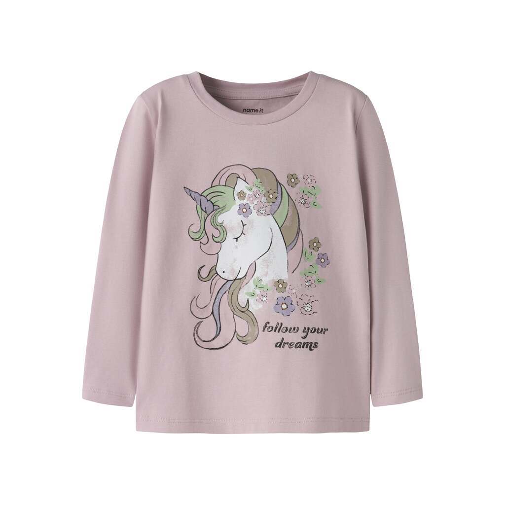 Name It Tulinea LS Top - Dawn Pink - 92 cm