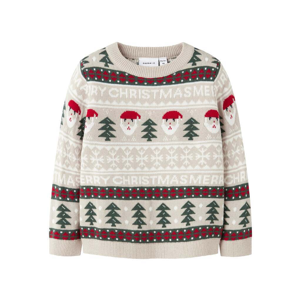 Name It Rastokka LS Knit - Peyote - 92 cm