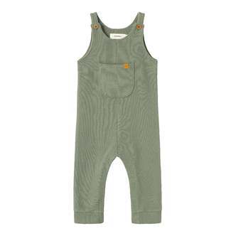 Lil Atelier Talio Sweat Overall - Agave Green - 56 cm