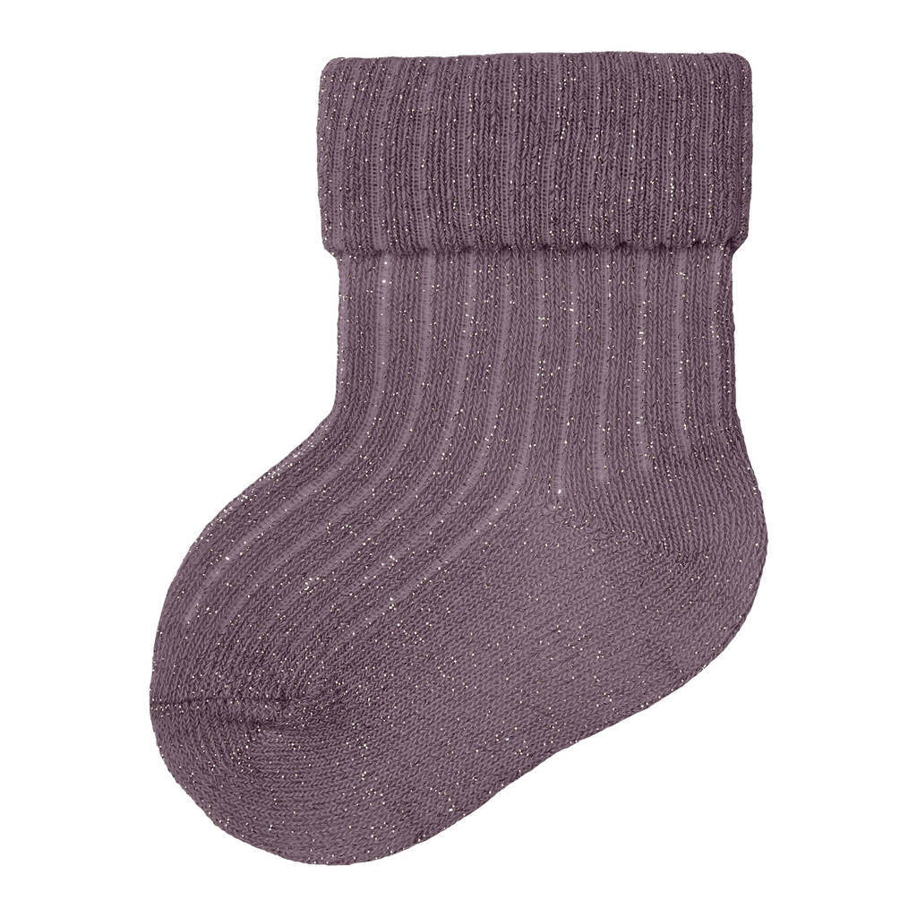 Name It Nobba Glitter Strømpe - Arctic Dusk - 50/56