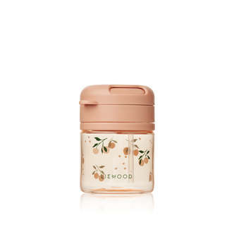 Liewood Pavia Tritan Sugerørskop - Peach / Sea shell