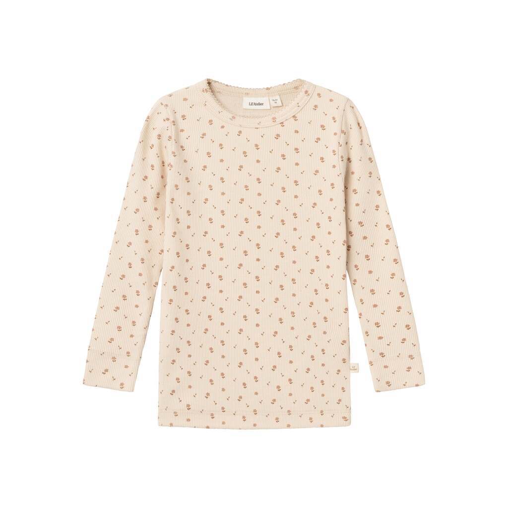 Lil Atelier Gago Slim Shirt - Fog - 92 cm