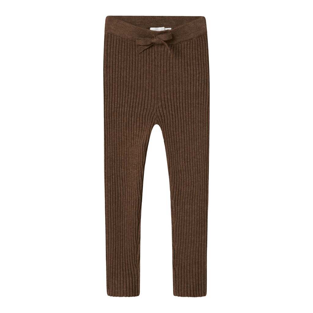 Name It Nalia Knit Legging - Peppercorn - 92 cm