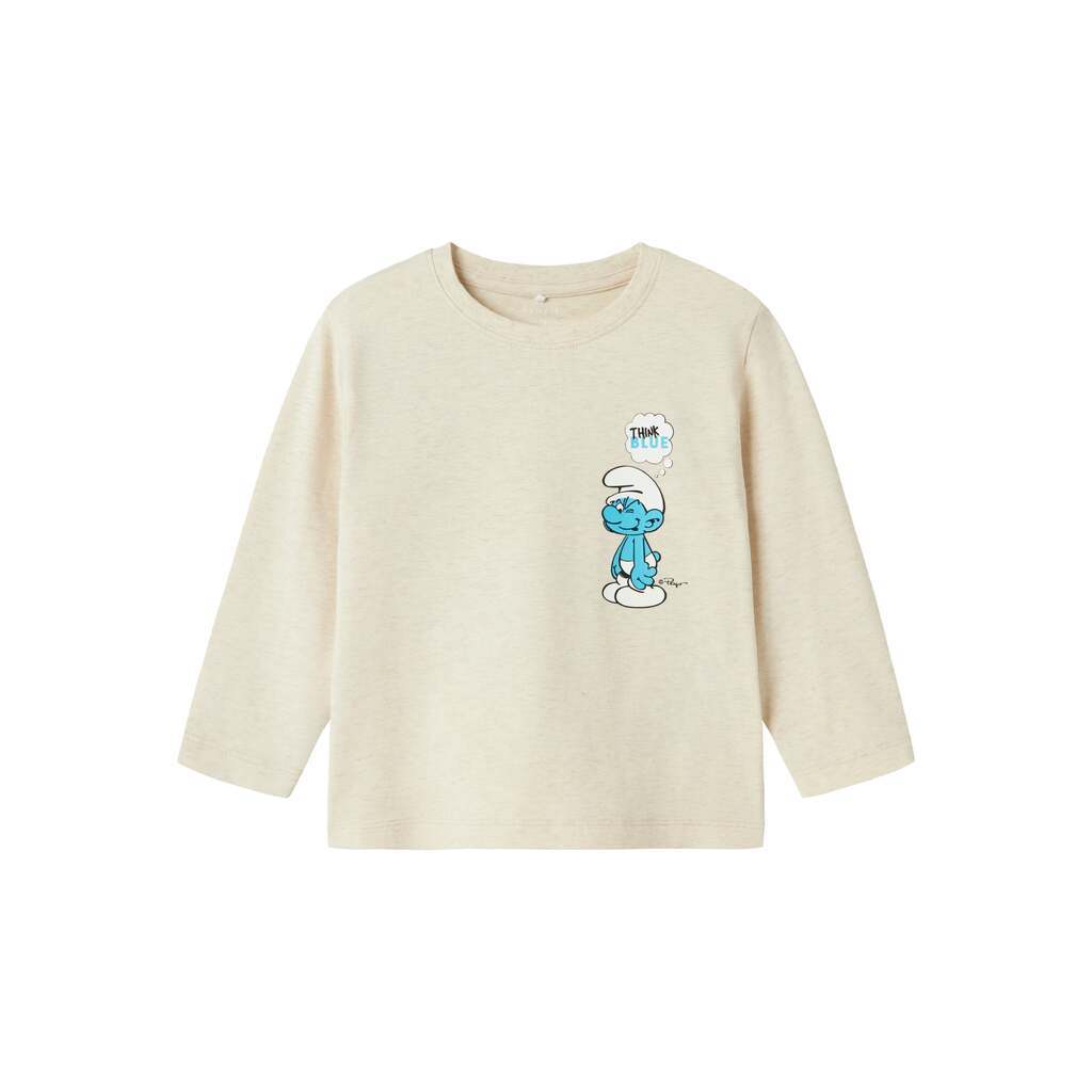 Name It Fys Smurfs Top - Peyote Melange - 92 cm