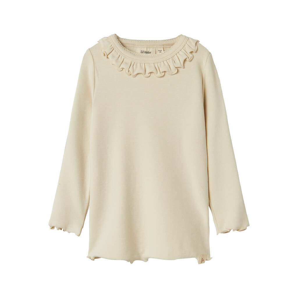 Lil Atelier Gayo Koj Slim Top - Turtledove - 92 cm